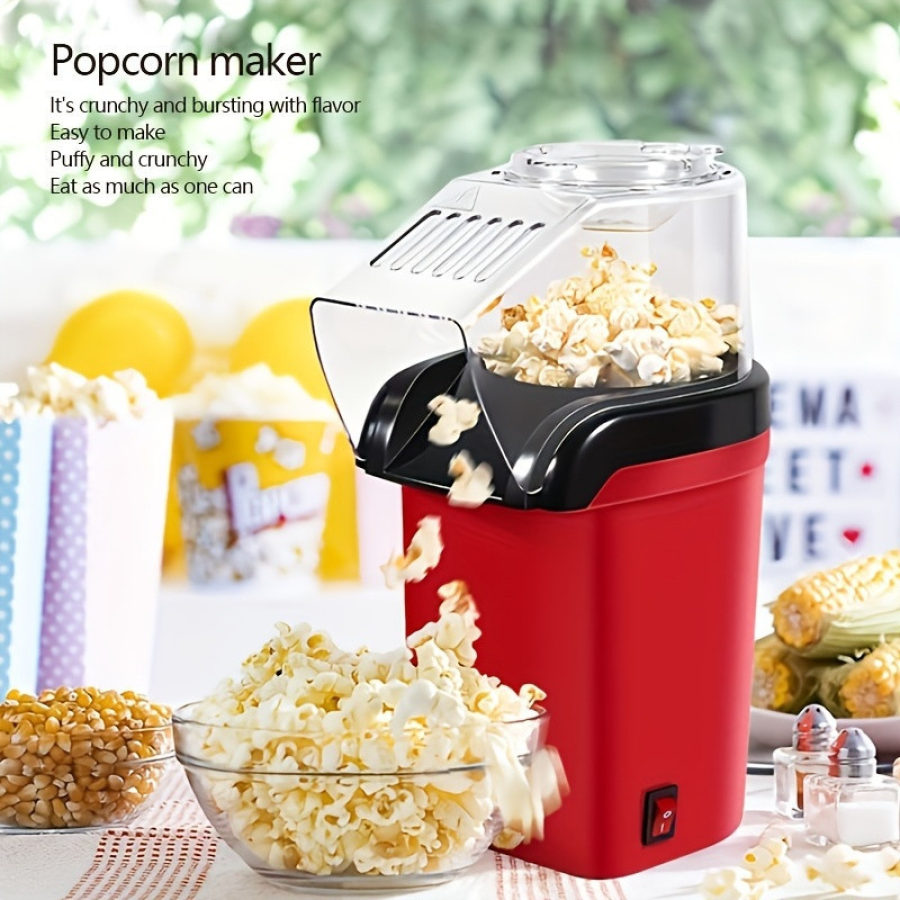 (110V) Pipoqueira Elétrica Ar Quente Máquina Fazer Pipoca Sem Óleo Minijoy - (110v) TOP